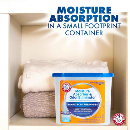 Arm & Hammer Refillable Moisture Absorber and Odor Eliminator 14 oz. Tub