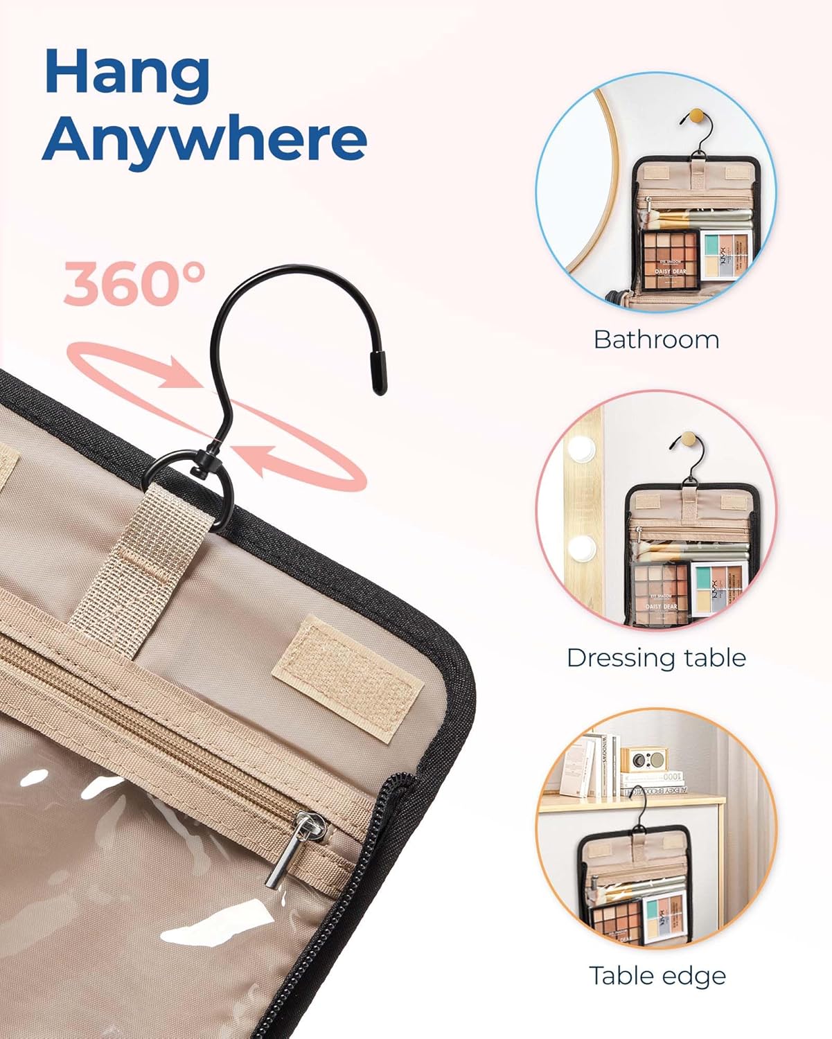 BAGSMART_Makeup_Bag_for_Women_with_Hanging_Hook_-_Portable_Cosmetic_Case,_Large_Capacity_Door_Room_Essentials_Travel_Organizer_for_Full_Sized_Cosmetics_and_Toiletries,_Black
