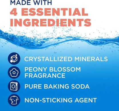 ARM & HAMMER Light In-Wash Scent Booster, No Heavy Perfumes, No Dyes, No Parabens, Peony Blossom Scent, 24 Oz