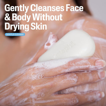 Cetaphil_Gentle_Cleansing_Face_and_Body_Bar,_4.5_oz_Bar_(Pack_of_6),_Nourishing_Cleanser_Bar_For_Dry,_Sensitive_Skin,_Non-Comedogenic,_(Packaging_May_Vary)