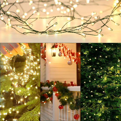 Battery_Operated_Christmas_Lights,_10FT_100_Micro_LEDs_Fairy_Lights_with_8_Modes_and_Timer,_Green_Copper_Wire_for_Indoor_Outdoor_Christmas_Tree_Wreath_Garland_Garden_Party,Warm_White
