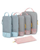 Set of 6 - Mix-Blush Sky