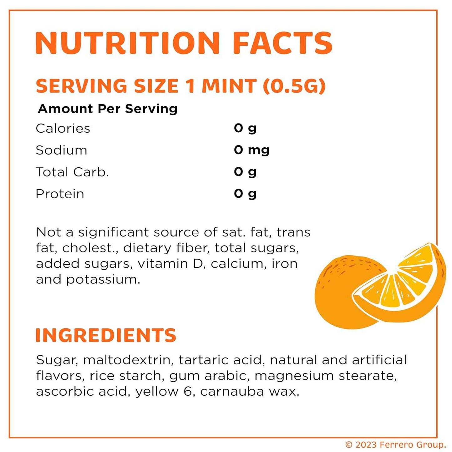 Tic Tac Bulk Orange Refill Bag, On-the-Go Pocket-Sized Mints, Includes Empty Refillable Pack, 17.2 oz