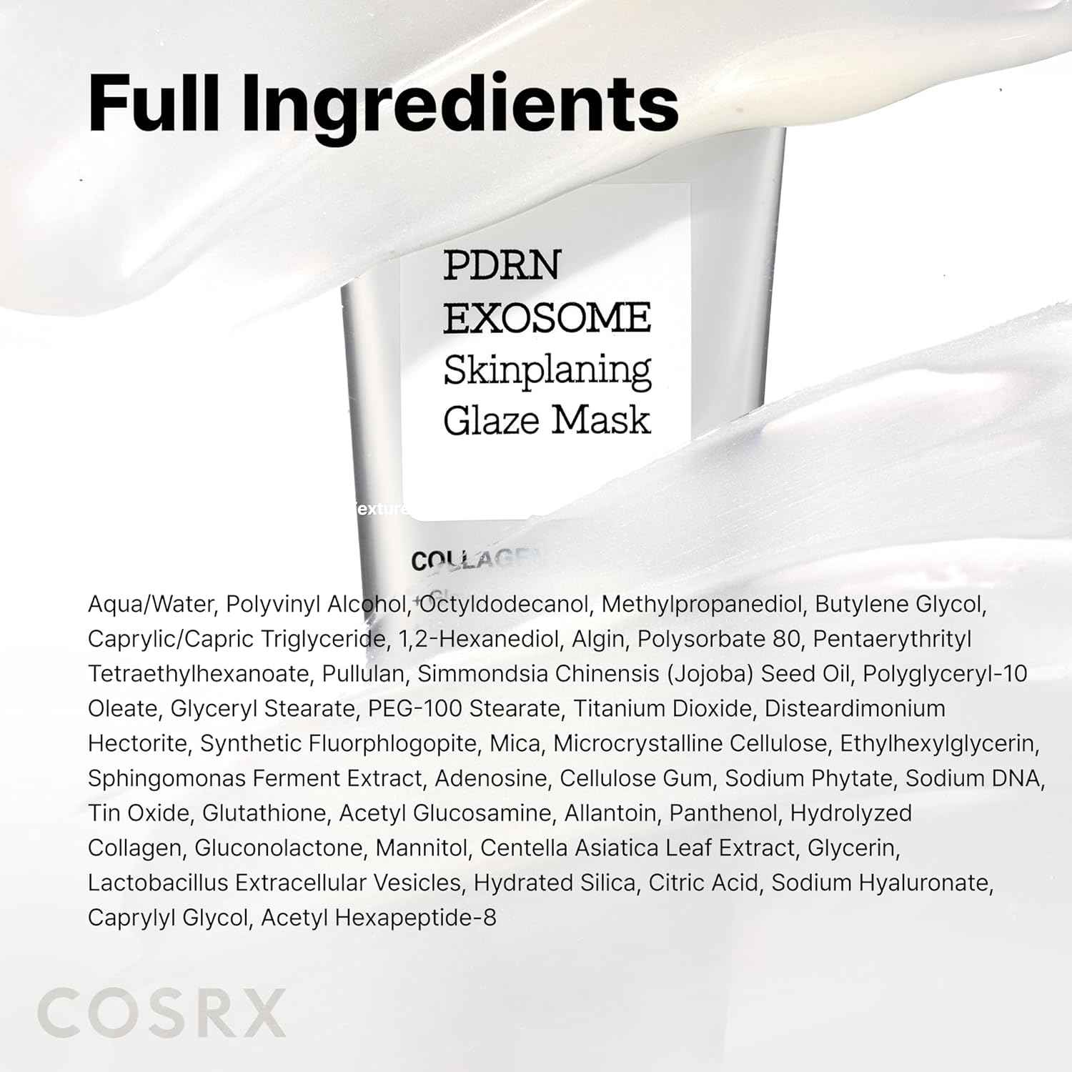 COSRX PDRN EXOSOME Glaze Wrapping Mask with SALMON DNA PDRN, Instant Glow, Easy Peel-Off Overnight Mask for Glass Skin, Firmness, Elasticity & Skin Texture Care, Mothers day gifts Korean Skin Care