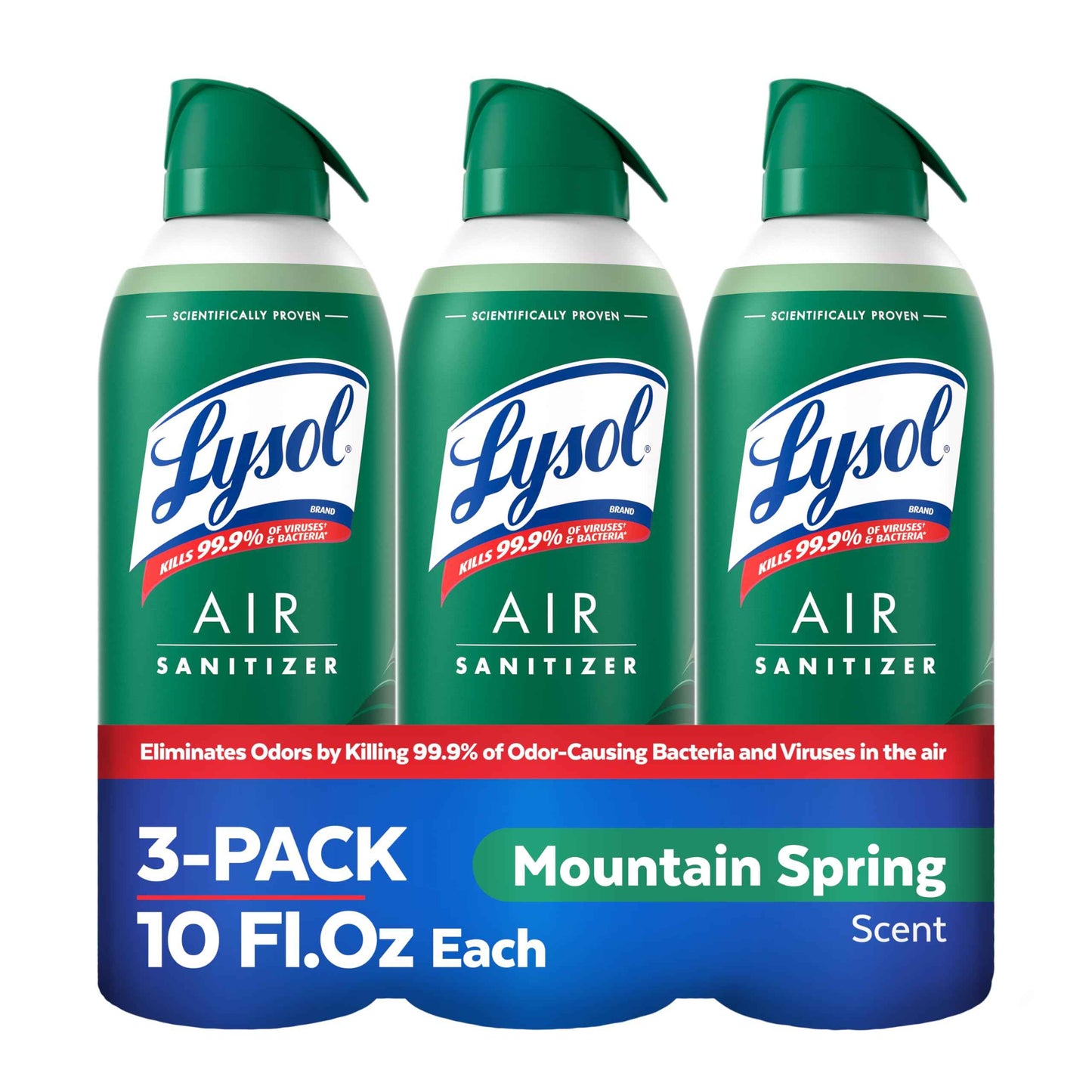 Lysol Air Sanitizer Spray with Bacterial Odor Eliminator for Home & Office, Sanitizing Air Spray, Air Freshener Alternative