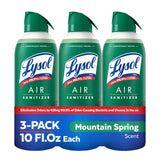 Lysol Air Sanitizer Spray with Bacterial Odor Eliminator for Home & Office, Sanitizing Air Spray, Air Freshener Alternative