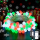 Red White and Green - 100 LED Plug