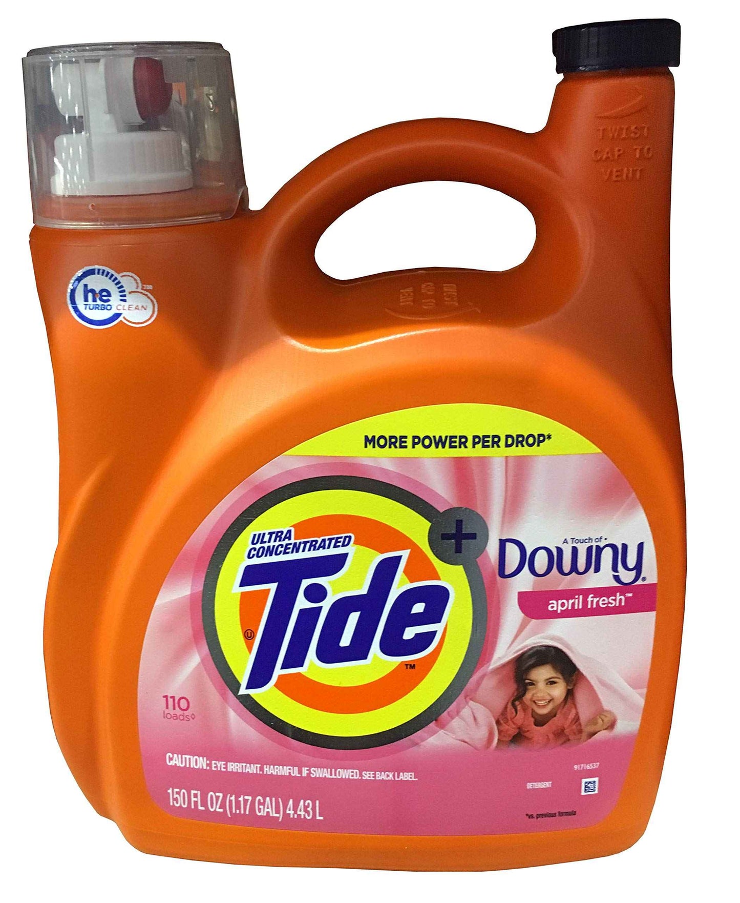 Tide Plus Boost of Ultra Downy Liquid Laundry Detergent, Laundry Detergent Liquid with Long-Lasting Freshness