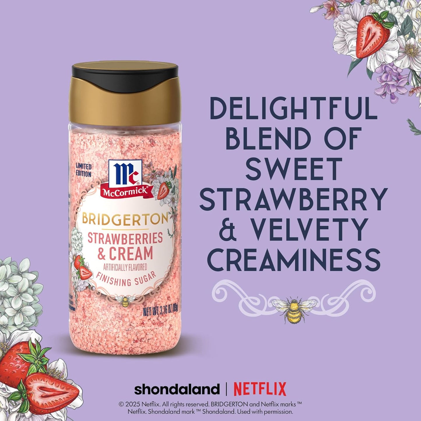 McCormick_Bridgerton_Finishing_Sugar,_Strawberries_&_Cream,_Limited_Edition,_Sweet_Strawberry_Flavor_Infusion,_For_Desserts,_Cocktails,_Breakfasts,_and_More,_3.16_oz