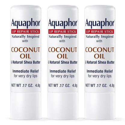 Aquaphor_Naturally_Inspired_Lip_Repair_Stick_with_Coconut_Oil_and_Natural_Shea_Butter,_Hydrating_Lip_Balm_Immediately_Relieves_Dryness_and_Soothes_Chapped_Lips,_0.17_Oz_Stick,_Pack_of_3