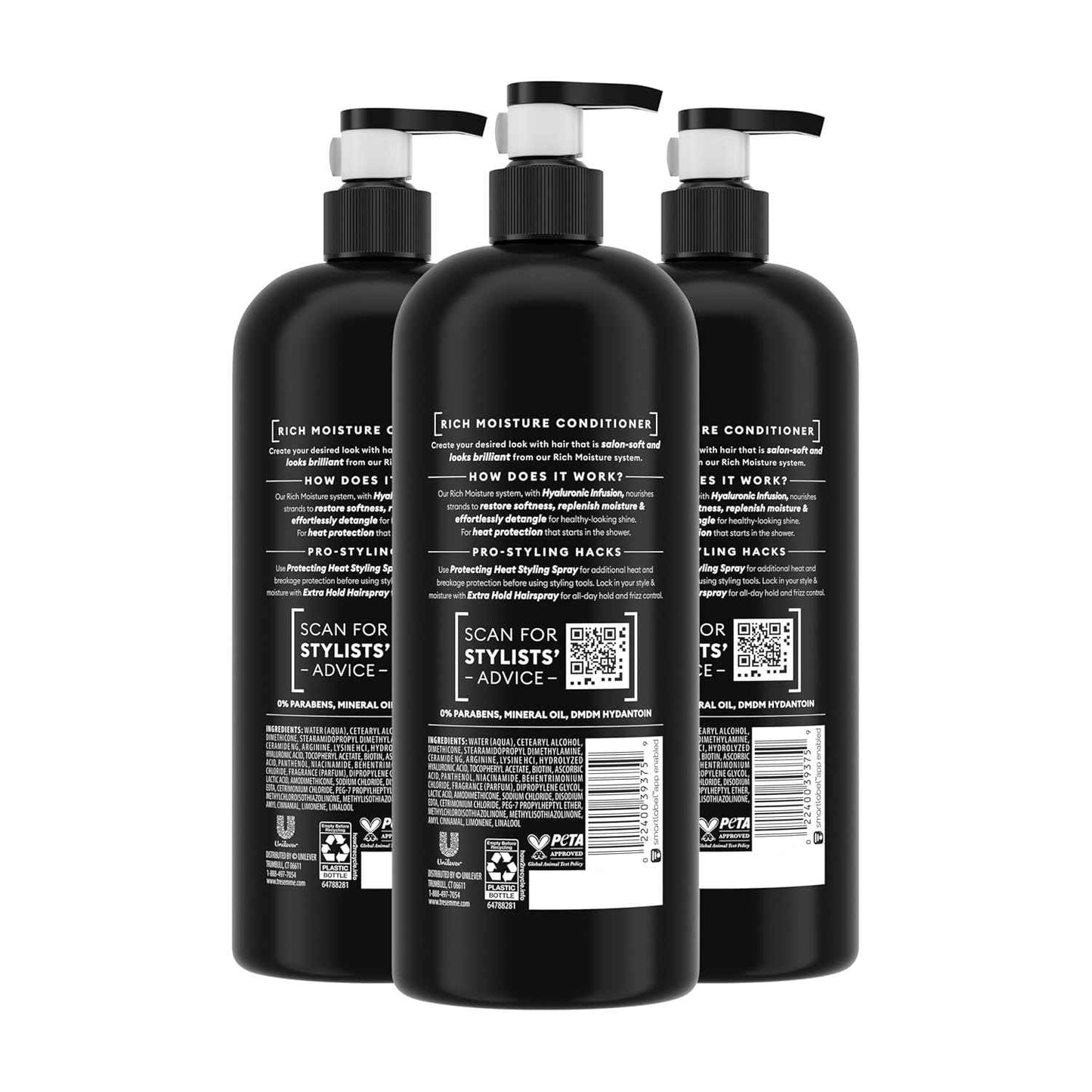 TRESemmé Moisture Rich Hydrating Conditione for Dry Hair Formulated With Pro Style Technology 28 Fl Oz