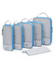 Set of 6 - White & Blue