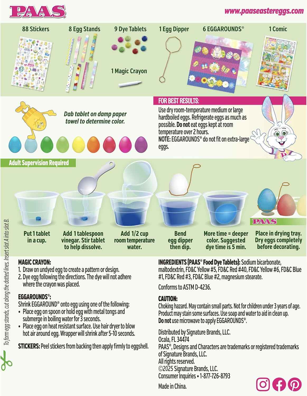 PAAS Easter Egg Decorating Kit - America's Favorite Easter Tradition