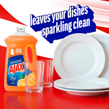 Ajax_Ultra_Liquid_Dish_Soap_Orange_Scent,_Triple_Action,_90_fl_oz_Bottle