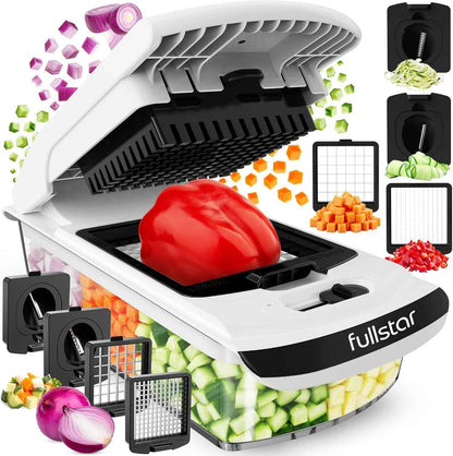 Fullstar The Original Pro Chopper - Vegetable Chopper and Spiralizer, Food Chopper with Container, Fruit Slicer, Kitchen Gadgets & Gifts, Home Essentials