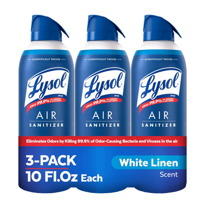 Lysol Air Sanitizer Spray with Bacterial Odor Eliminator for Home & Office, Sanitizing Air Spray, Air Freshener Alternative