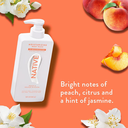 Native_Moisturizing_Body_Wash_Contains_Naturally_Derived_Ingredients_|_For_Women_&_Men,_Sulfate,_Dye,_&_Paraben_Free_Leaving_Skin_Soft_and_Hydrated_|_Peach_&_Orange_Blossom_18_oz