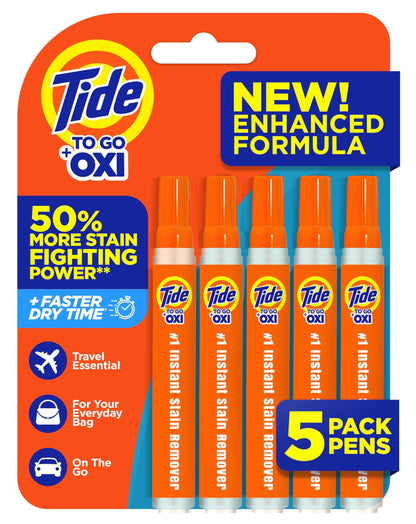 Tide Stain Remover for Clothes, Tide To Go Pen, Instant Stain & Spot Remover for Clothes, Travel & Pocket Size
