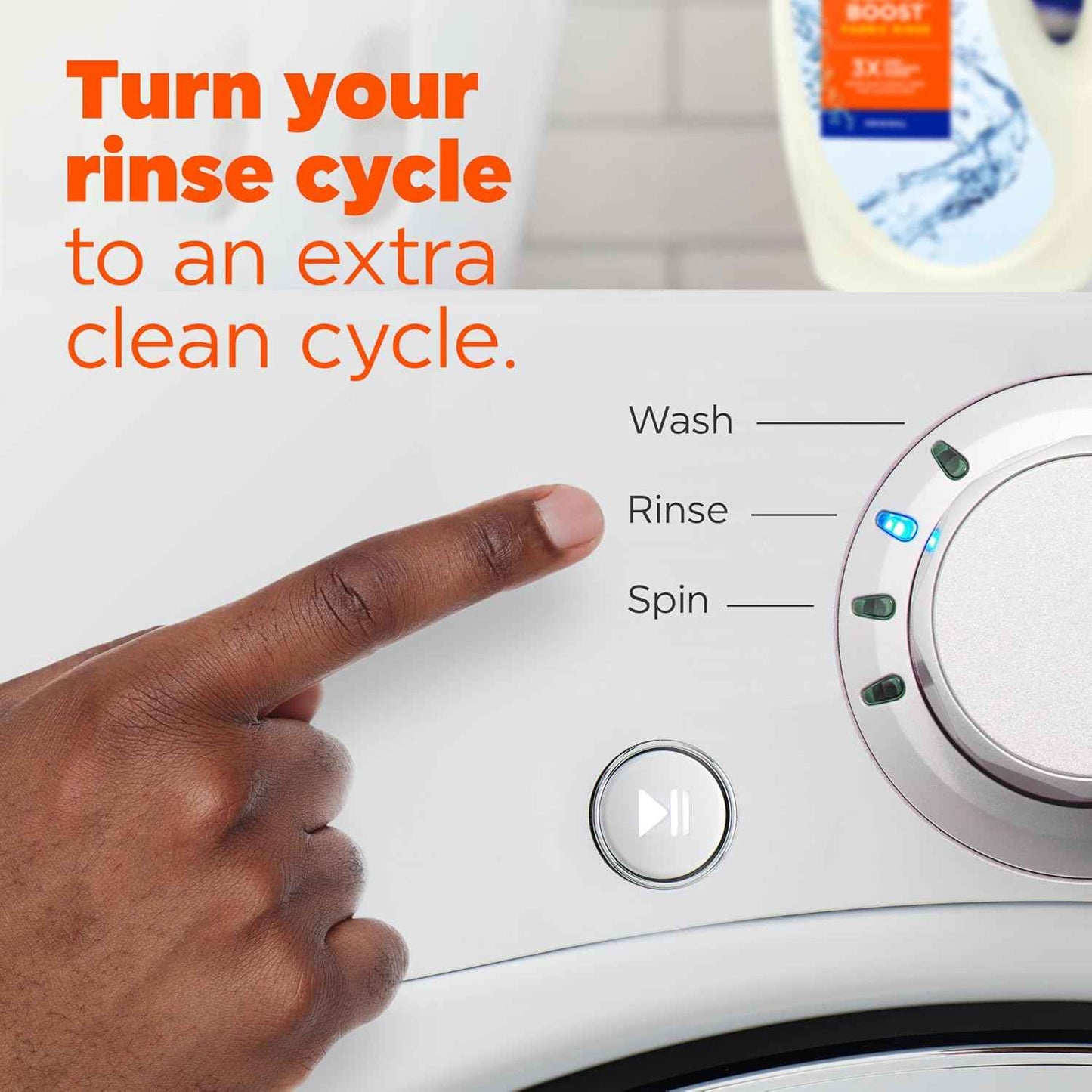 Tide Clean Boost Fabric Rinse, Removes Odors and Residues, Safe on All Fabrics, Free of Dyes and Heavy Perfumes, Original Scent