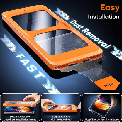 TOCOL_for_iPhone_16_Pro_Max_Screen_Protector,_9H_Hardness_Military_Grade_Shatterproof_HD_Tempered_Glass_Full_Coverage_Easy_Installation_Case_Friendly_2_Pack