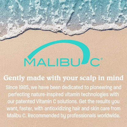 Malibu C Swimmers Wellness Shampoo and Conditioner + Hair Mask Summer Essentials Kit - Adults & Kids Clarifying, Moisturizing, Shine Restoring Hair Care - Protects from Pool Chlorine & Copper, 6 Ct