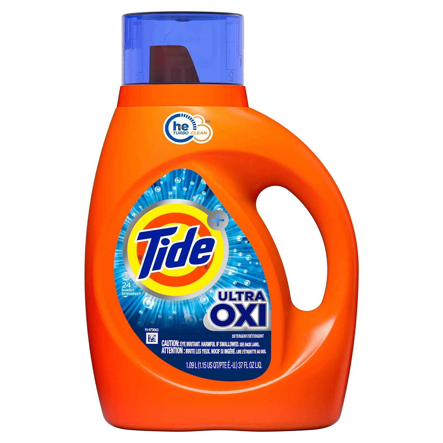 Tide Ultra Oxi Boost Liquid Laundry Detergent, Advanced Stain Remover, Laundry Detergent Liquid with Extra Oxi Power