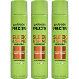 Garnier Fructis Style Sleek and Shine Anti-Humidity Hairspray, Ultra Strong Hold, Frizz Protection 8.25 Oz