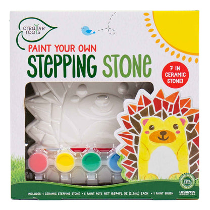 Creative Roots Paint Your Own Garden Stone, Craft Kits, Stepping Stones Kit for Kids, Ceramics to Paint, Ages 6+