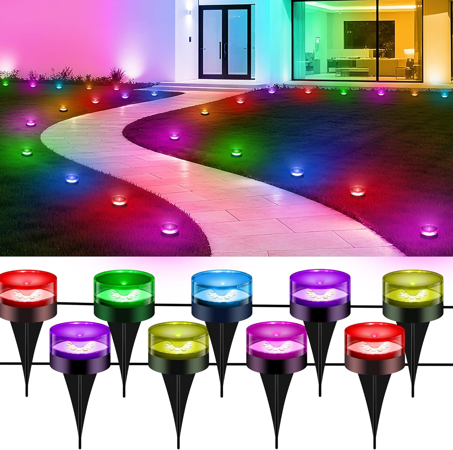 Christmas_Pathway_Lights,_50FT_with_15_RGBIC_LED_Light_with_App_Control,_Waterproof_Outdoor_Ground_Lights_for_Outside_Roofline_Decor,_Pathway_Decor,_Walkway,Party,_Holiday_Xmas_Decoration