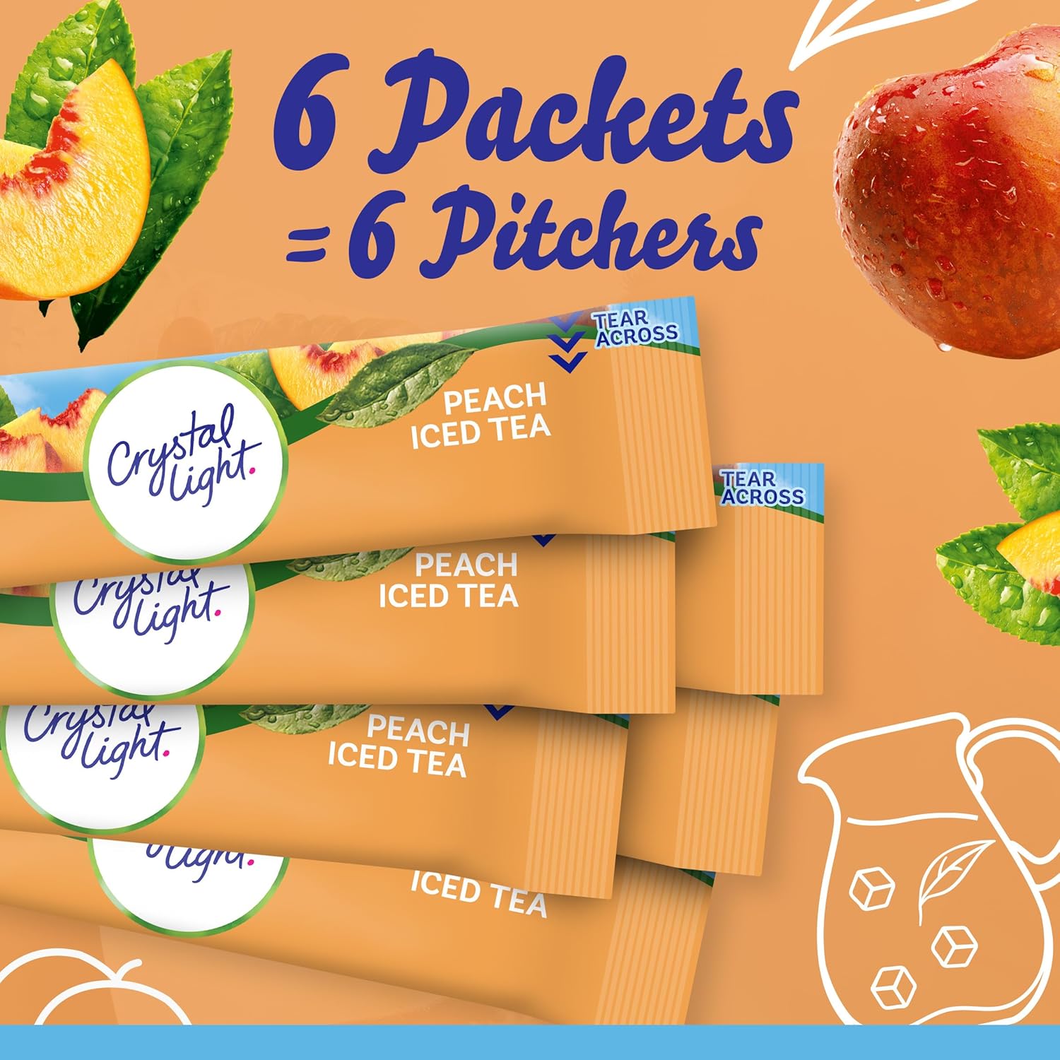 Crystal_Light_Drink_Mix,_72_Pitcher_Packets,_for_Flavorful_Hydration_and_Shareable_Refreshment,_Artificially_Flavored_Peach_Iced_Tea,_Made_with_Black_Tea,_1.5_oz_each