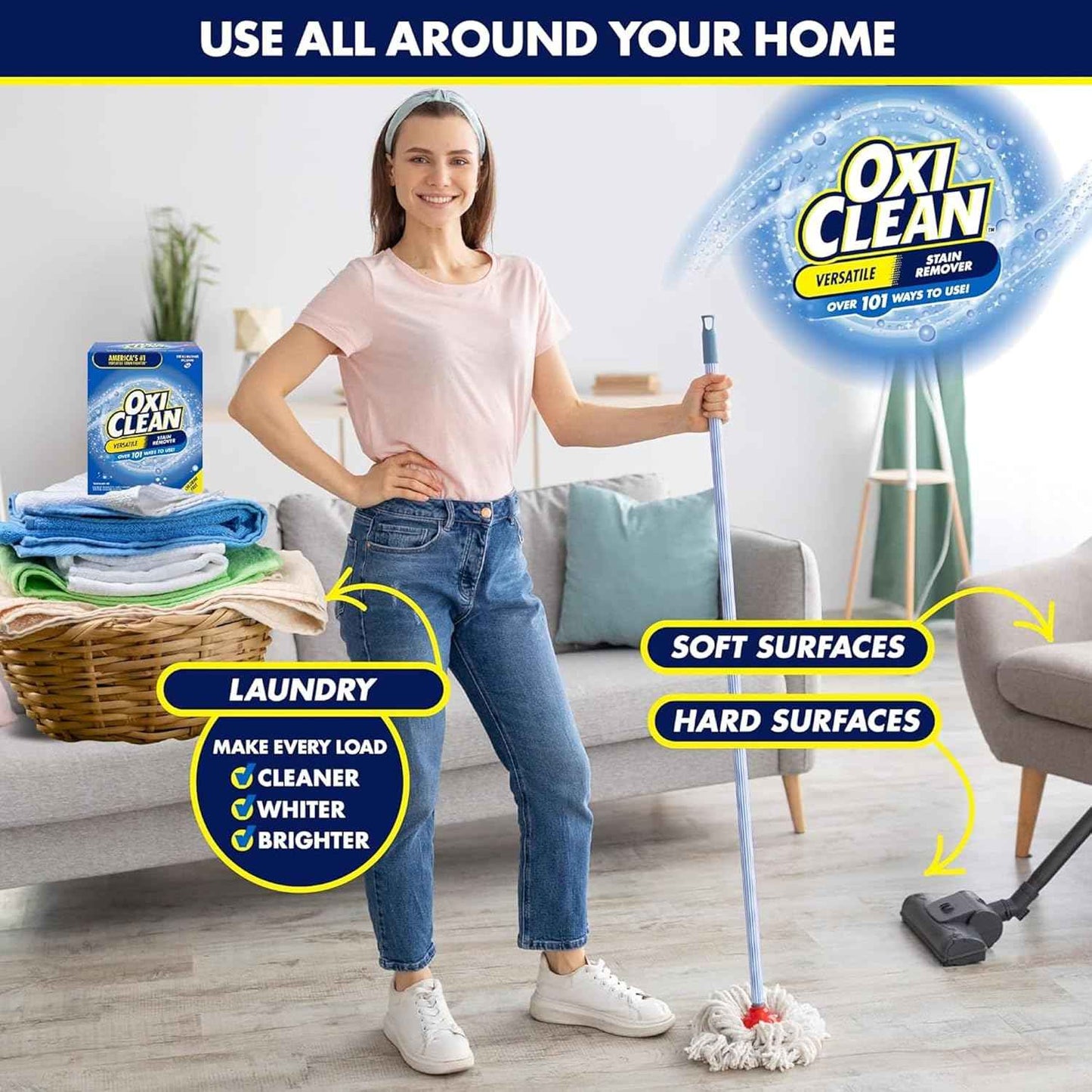 OxiClean Versatile Stain Remover with Max Efficiency