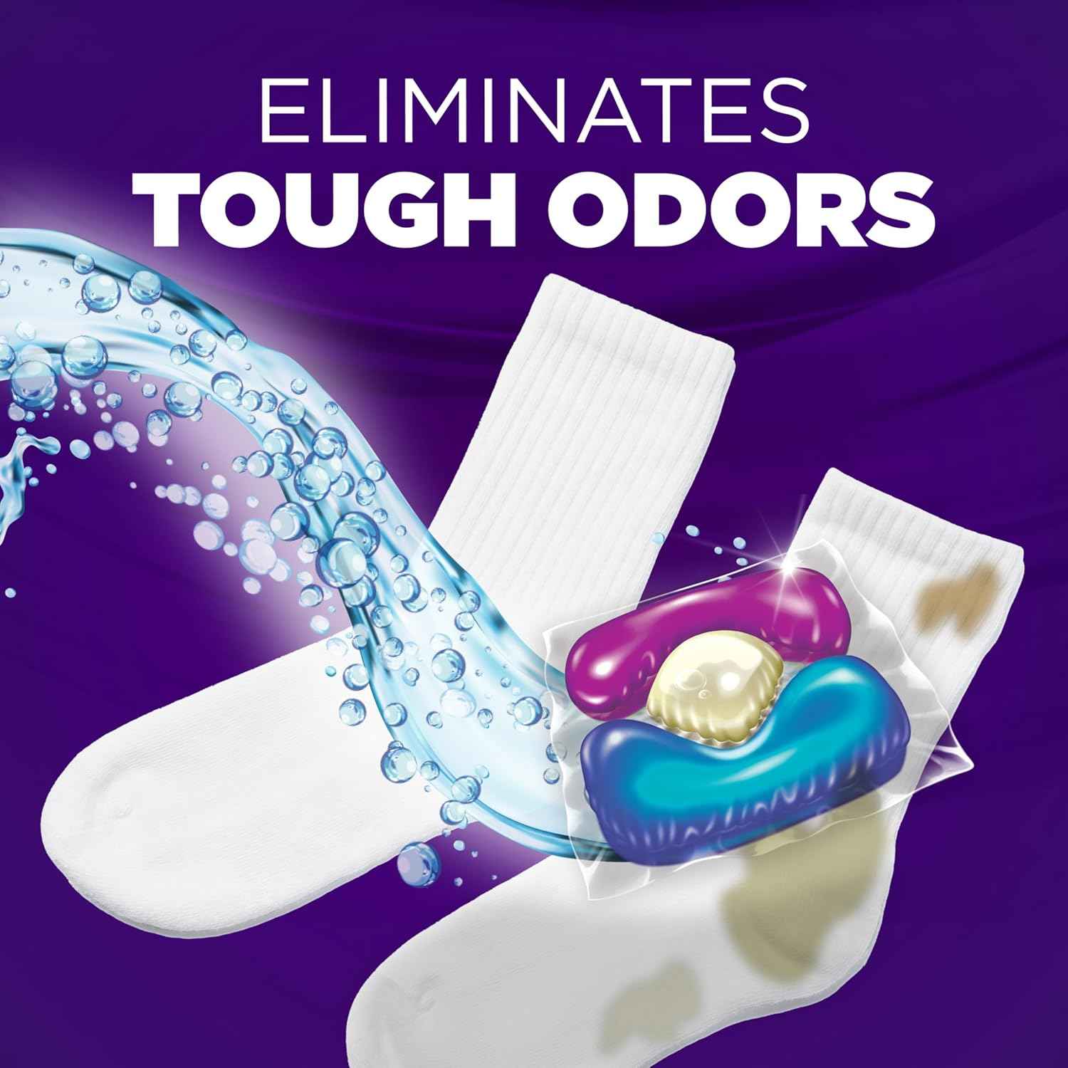 Arm & Hammer Plus OxiClean With Odor Blasters Laundry Detergent 5-IN-1 Power Paks