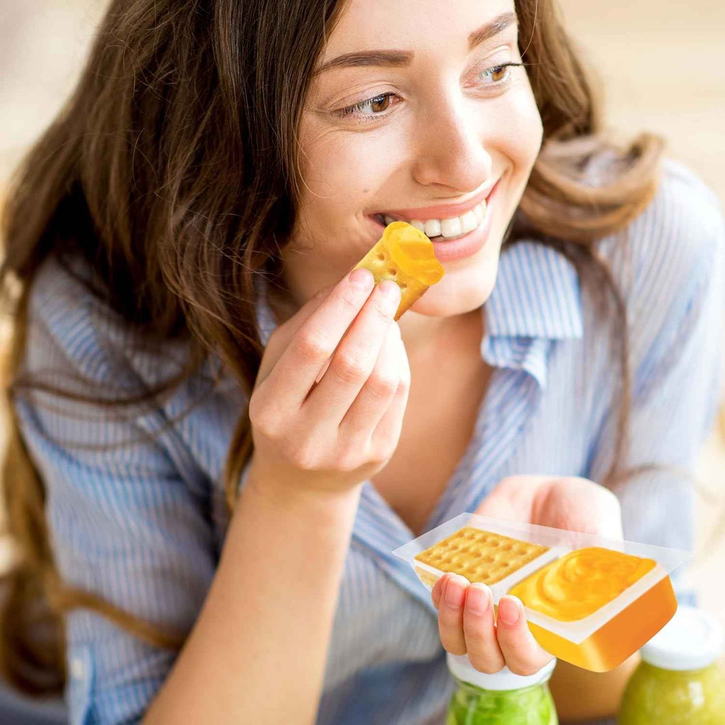 Handi-Snacks RITZ Crackers 'N Cheesy Dip Snack Packs, 20 Snack Packs