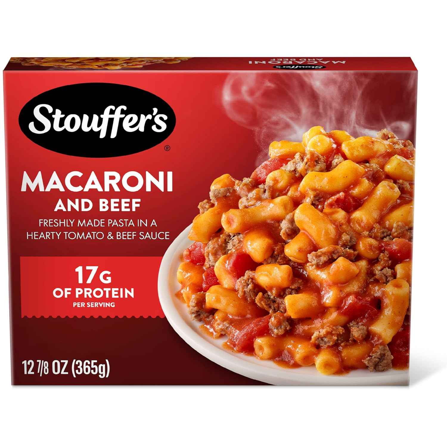 Stouffer's Macaroni And Beef, Single Serve, Frozen Pasta, Single Frozen Meals