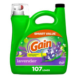 Gain Liquid Laundry Detergent, Lavender Scent, HE compatible, Laundry Detergent Liquid Soap