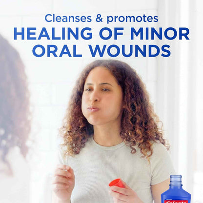 Colgate Peroxyl Antiseptic Mouthwash and Mouth Sore Rinse, 1.5% Hydrogen Peroxide, Mild Mint