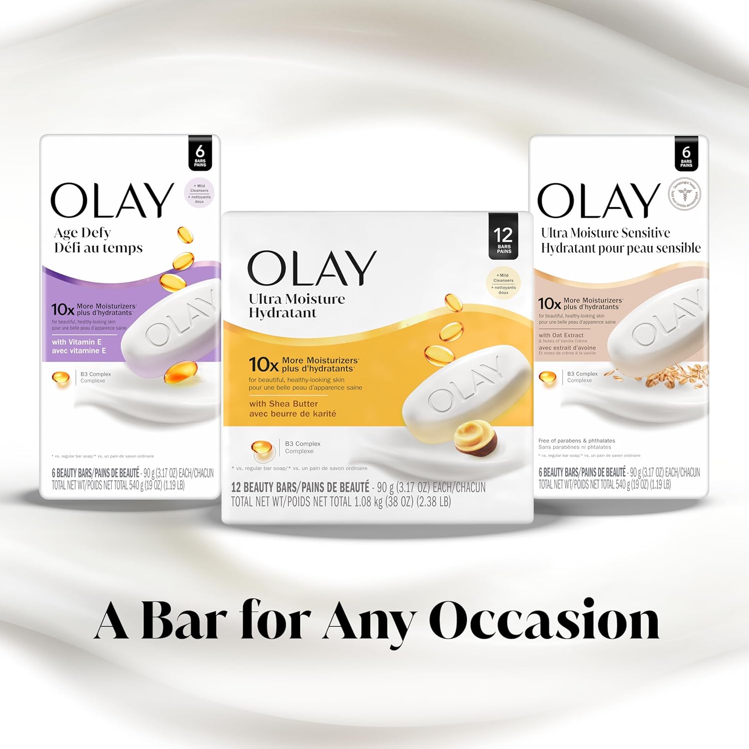 Olay_Beauty_Bar,_Age_Defying,_10x_More_Moisturizers,_Smooth_&_Gentle_on_Skin,_Vitamin_E_&_Vitamin_B3_Complex,_For_All_Skin_Types,_Shea_Butter_Scent,_3.17_oz,_(Pack_of_4)