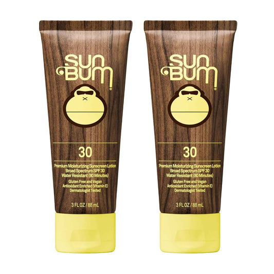 Sun Bum Original SPF 30 Sunscreen Lotion | Vegan and Hawaii 104 Act Compliant (Octinoxate & Oxybenzone Free) Broad Spectrum Moisturizing UVA/UVB Sunscreen with Vitamin E