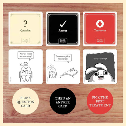 Horrible Therapist: by Exploding Kittens - A Card Game for 3-8 Players, Ages 17+ - Adult Party Game for Family Night