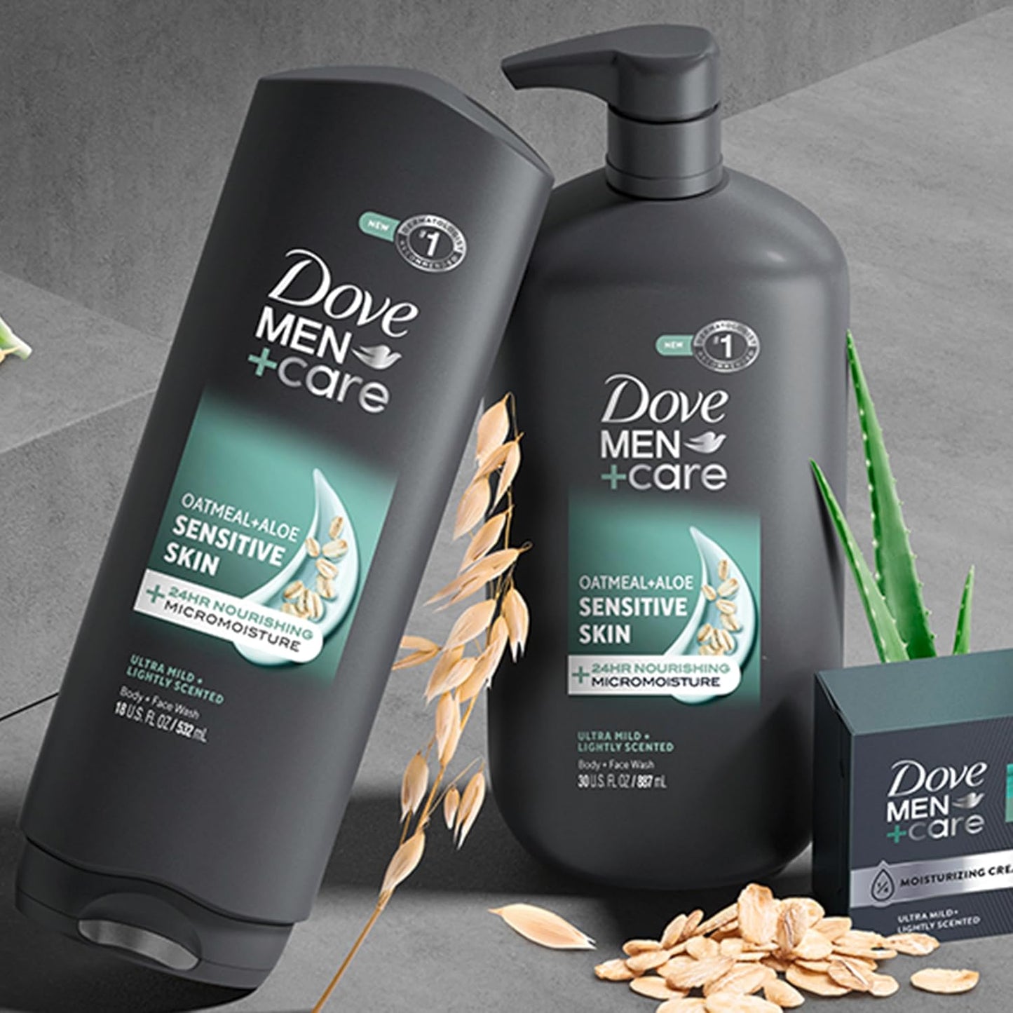 DOVE_MEN_+_CARE_Body_&_Face_Wash_Sensitive_Skin_For_Hydrated,_Smooth_Skin_-_30_oz