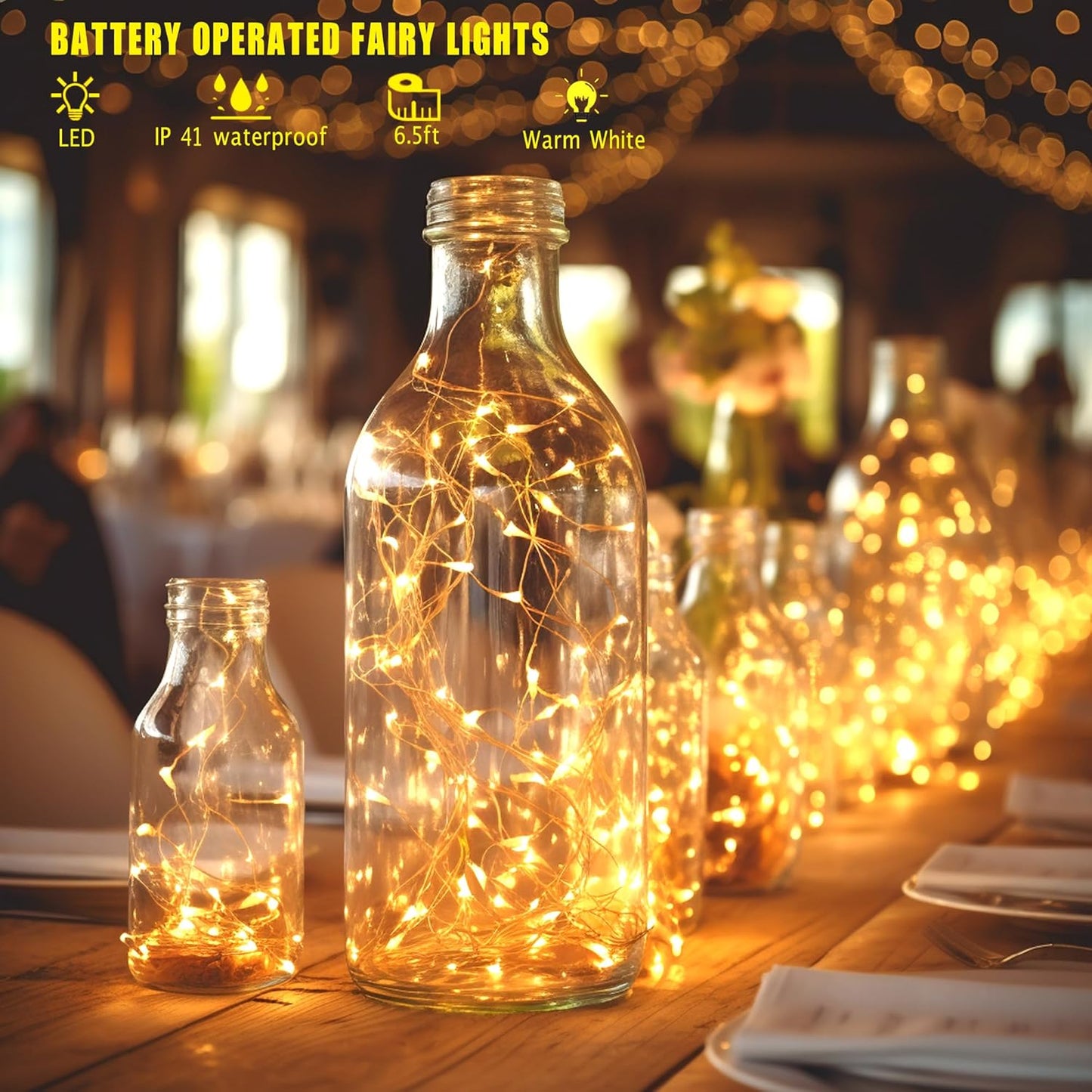 6_Pack_Fairy_Lights_Battery_Operated_with_Timer_2PCS_Remote_LED__Twinkle_Lights_Waterproof_Silver_Wire_Fireflies_Lights_DIY_Mason_Jar_Wedding_Party_Christmas_Centerpiece_Table_Deco