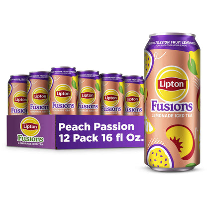 Lipton Fusions, 16 Fl Oz Cans (Pack of 12)