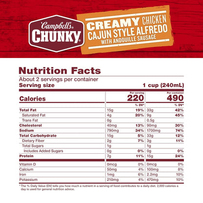 Campbell's_Chunky_Creamy_Chicken_Cajun_Style_Alfredo_With_Andouille_Sausage_Soup,_18.8_oz_Can