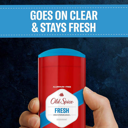 Old Spice High Endurance Deodorant for Men, Aluminum Free, Fresh Scent, 3.0 oz