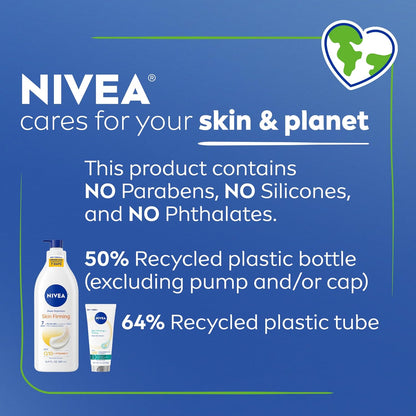 NIVEA_Sheer_Hydration_Skin_Firming_Body_Lotion_(16.9_Fl_Oz)_+_Skin_Firming_&_Toning_Body_Gel_Cream_with_Hyaluronic_Acid_(6.7_Oz),_Enriched_with_Q10_and_Vitamin_C