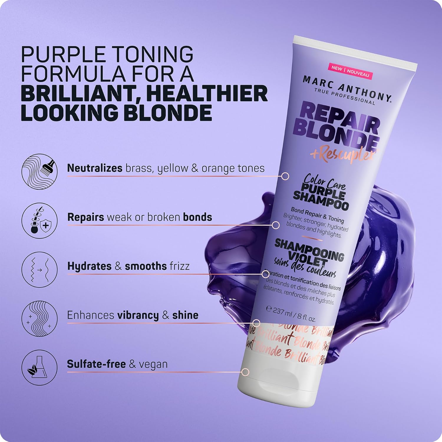 Marc_Anthony_Bond_Repair_Purple_Hair_Shampoo_for_Blonde_&_Grey_Hair,_Blonde_Repair_-_Color-Safe_Toning_Hair_Shampoo_Neutralizes_Yellow,_Brassy_Tones_&_Repairs_Weak_Broken_Bonds