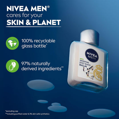 NIVEA_MEN_Real_Madrid_Limited_Edition_Design_Sensitive_Post_Shave_Balm,_with_VitaminPro_Complex,_Alcohol_Free_After_Shave_Balm_for_Men,_3.3_Fl_Oz_Bottle