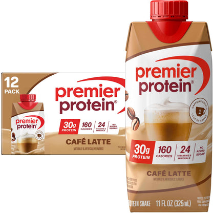 Premier Protein Shake, 30g Protein, No Added Sugar, 24 Vitamins & Minerals to Support Immune Health, Gluten-Free, 11 fl oz