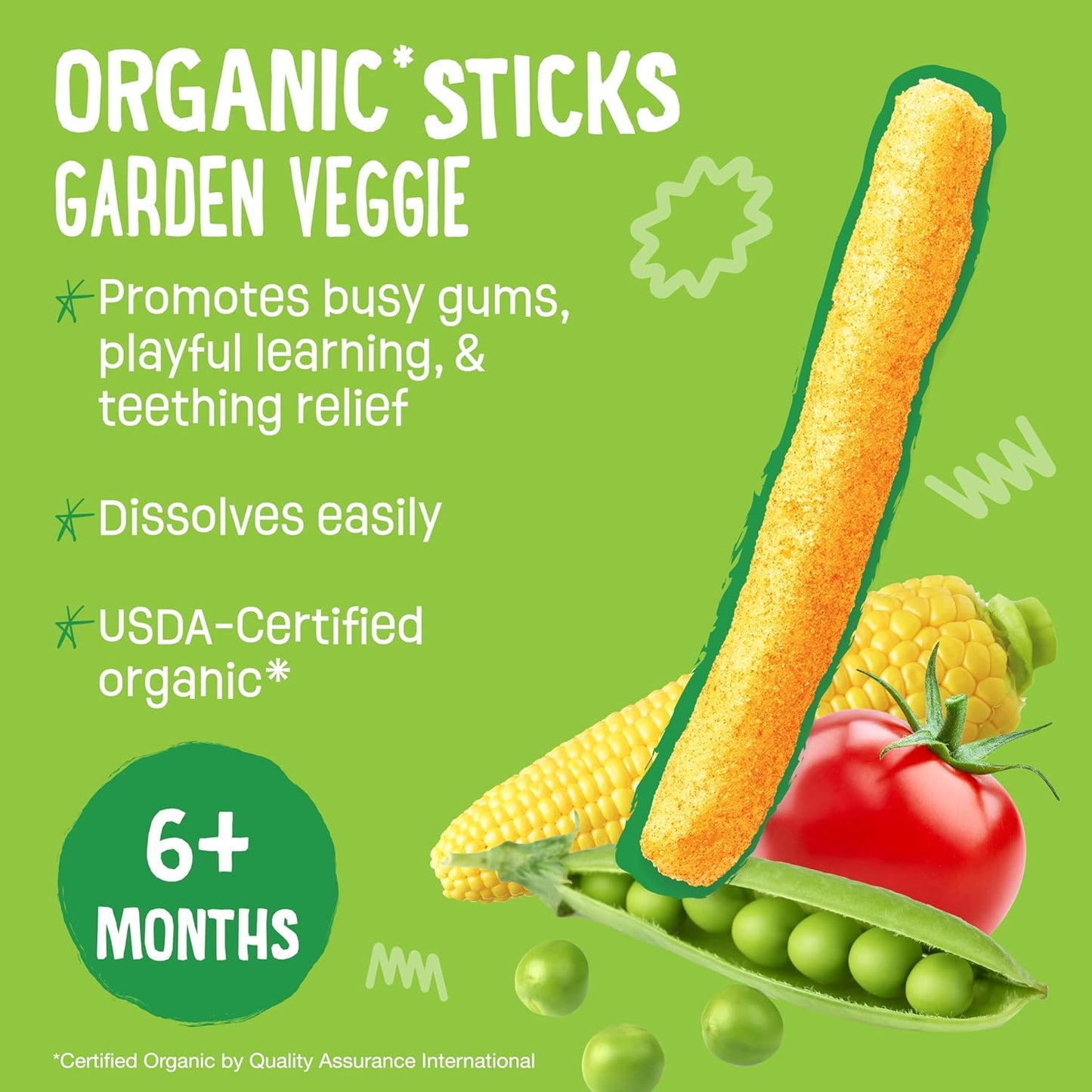 Earth's_Best_Organic_Baby_Food,_Dissolvable_Teething_Snack_for_Babies_6_Months_and_Older,_Garden_Veggie_Crunchy_Sticks,_.56_oz_Pack_(Pack_of_5)