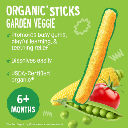 Earth's_Best_Organic_Baby_Food,_Dissolvable_Teething_Snack_for_Babies_6_Months_and_Older,_Garden_Veggie_Crunchy_Sticks,_.56_oz_Pack_(Pack_of_5)